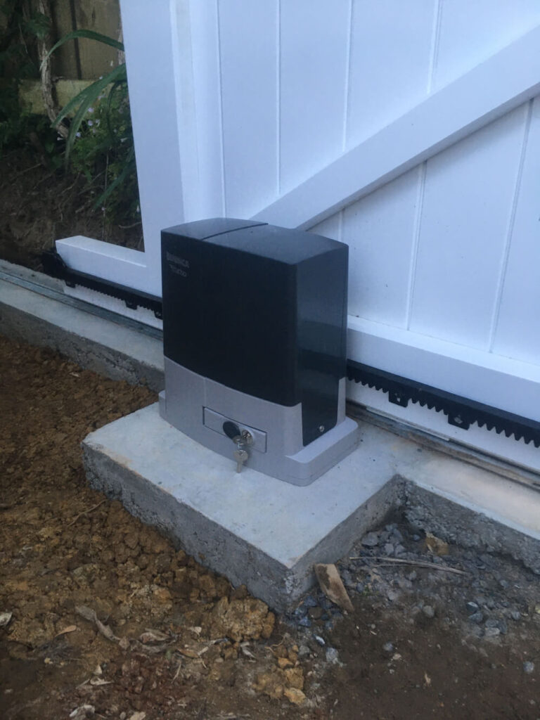 Beninca sliding gate motor installation in Abu Dhabi UAE